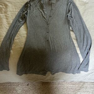 Skims Long Sleeve Henley Romper